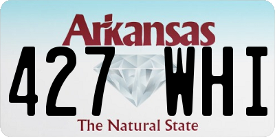 AR license plate 427WHI