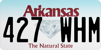 AR license plate 427WHM