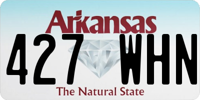 AR license plate 427WHN