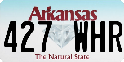 AR license plate 427WHR