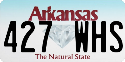 AR license plate 427WHS