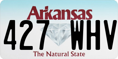 AR license plate 427WHV