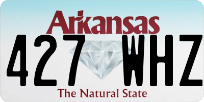 AR license plate 427WHZ