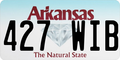 AR license plate 427WIB