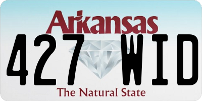 AR license plate 427WID