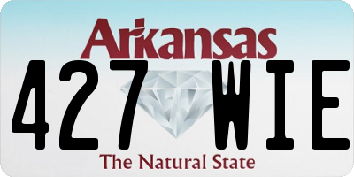 AR license plate 427WIE