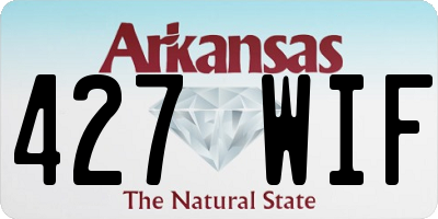 AR license plate 427WIF