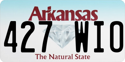 AR license plate 427WIO