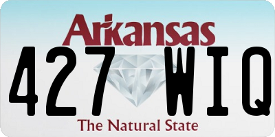 AR license plate 427WIQ