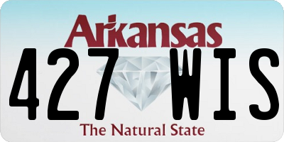 AR license plate 427WIS