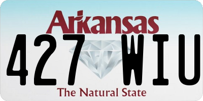 AR license plate 427WIU