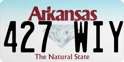 AR license plate 427WIY