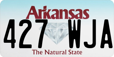 AR license plate 427WJA