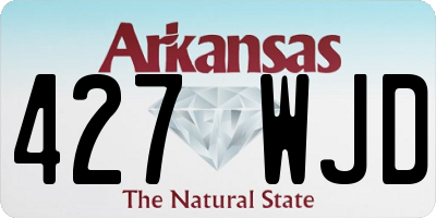 AR license plate 427WJD