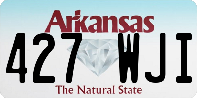 AR license plate 427WJI