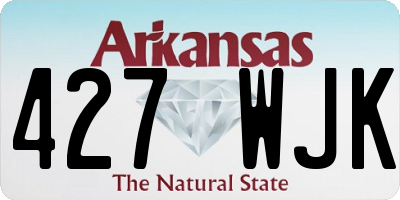 AR license plate 427WJK