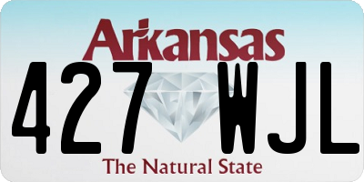 AR license plate 427WJL