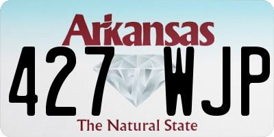 AR license plate 427WJP