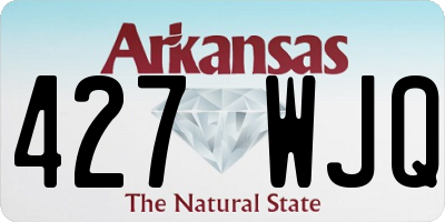 AR license plate 427WJQ