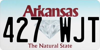 AR license plate 427WJT