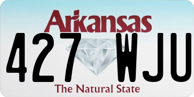 AR license plate 427WJU