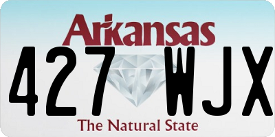 AR license plate 427WJX