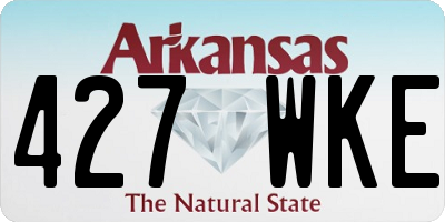AR license plate 427WKE