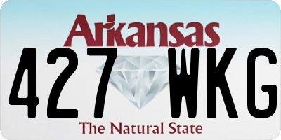 AR license plate 427WKG