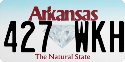 AR license plate 427WKH