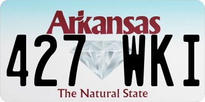 AR license plate 427WKI