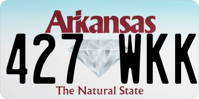 AR license plate 427WKK