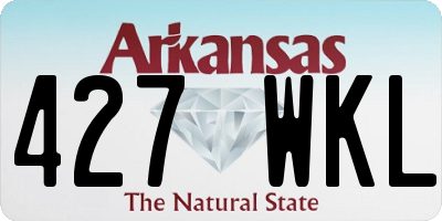 AR license plate 427WKL