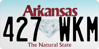 AR license plate 427WKM