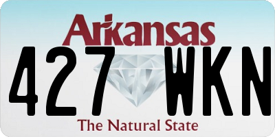 AR license plate 427WKN