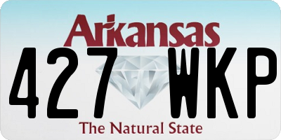 AR license plate 427WKP