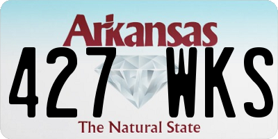 AR license plate 427WKS