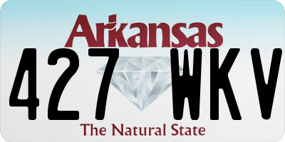 AR license plate 427WKV