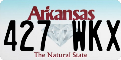 AR license plate 427WKX