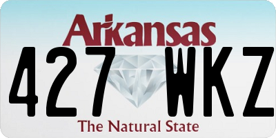AR license plate 427WKZ