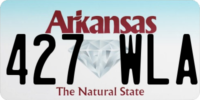 AR license plate 427WLA