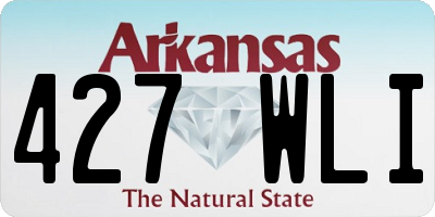 AR license plate 427WLI