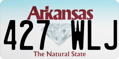 AR license plate 427WLJ