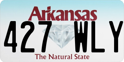 AR license plate 427WLY
