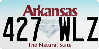 AR license plate 427WLZ