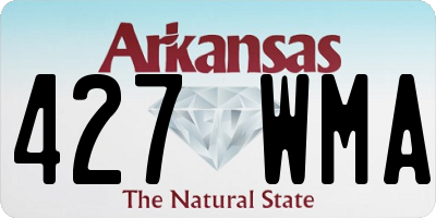 AR license plate 427WMA