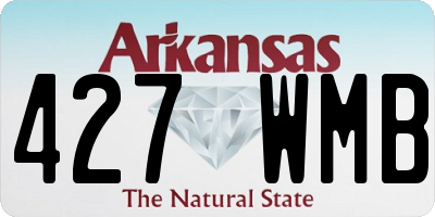 AR license plate 427WMB