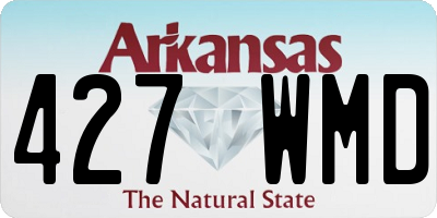 AR license plate 427WMD