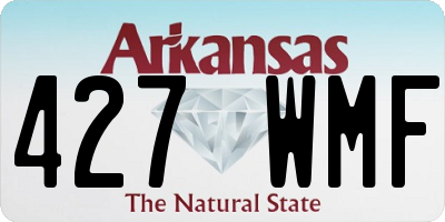 AR license plate 427WMF