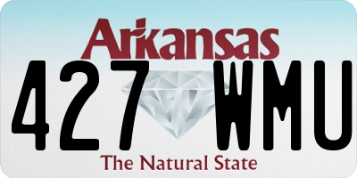 AR license plate 427WMU