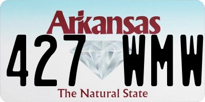 AR license plate 427WMW